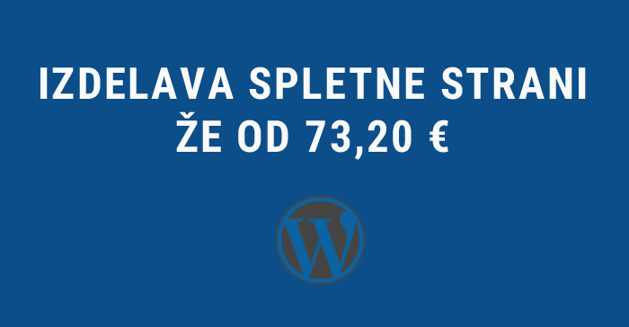 Izdelava spletne strani